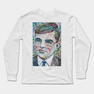 ALAN TURING oil portrait Long Sleeve T-Shirt